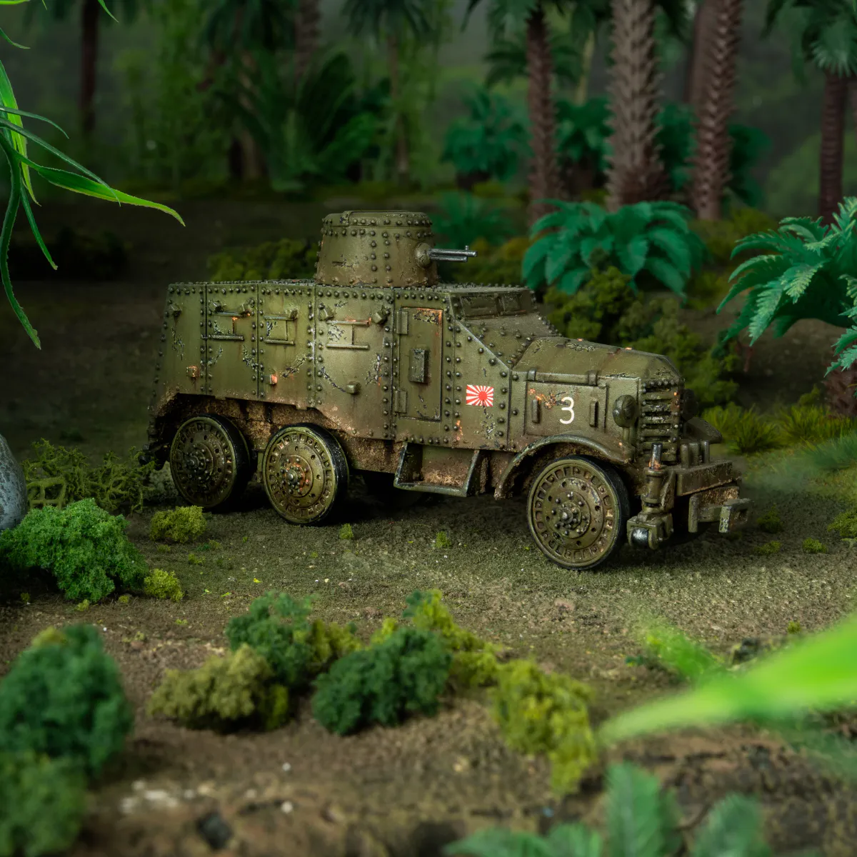 Japanese Army Type 91 So-Mo Armoured Car - Road (Warlord)