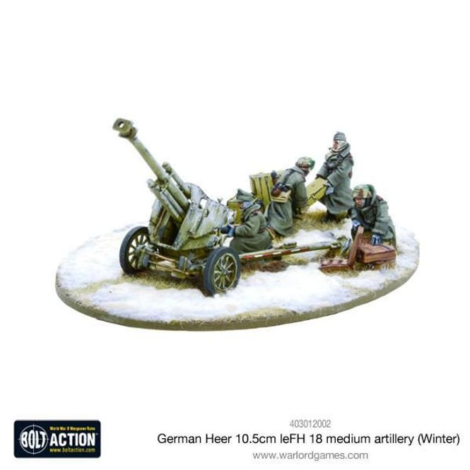 Hovedbilde German Heer Winter 10.5cm LeFH 18 Medium Howitzer ...