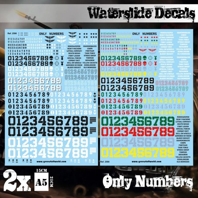 Hovedbilde GSW Only Numbers Decals (2)