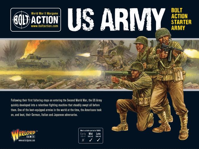 Hovedbilde US Bolt Action Starter Army (Warlord)