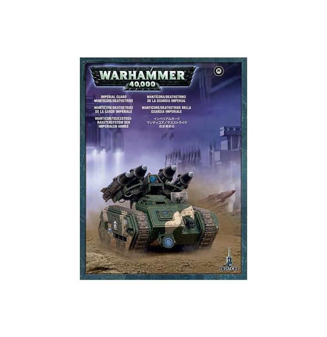 Hovedbilde WEB Astra Militarum: Manticore/Deathstrike