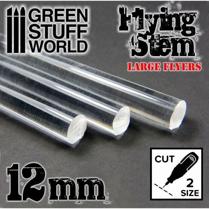 Hovedbilde GSW Acrylic CLEAR Rods 12mm (3)