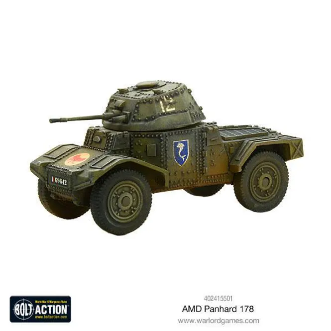 Hovedbilde French Army Panhard 178 Armoured Car (Warlord)