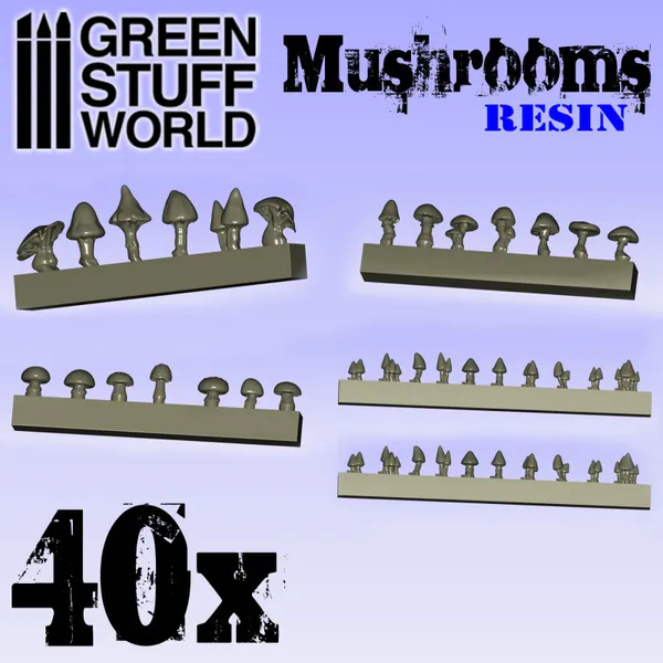 Hovedbilde GSW Resin Wild Mushrooms (40)