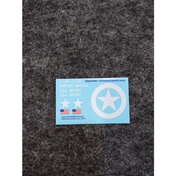 Hovedbilde US Generic Vehicle Decal Sheet (Warlord)