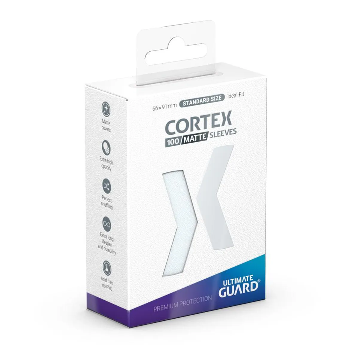 Ultimate Guard Cortex Matte Transparent Sleeves (100)