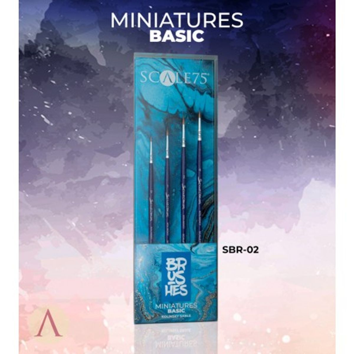 Kolinsky Sable - Miniatures Basic Brush set (4)