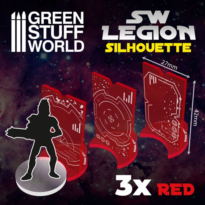 Hovedbilde GSW Legion Silhouette - Fluor Red
