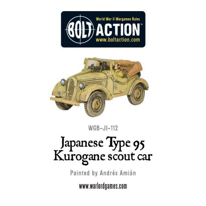 Hovedbilde Japanese Army Type 95 Kurogane Scout Car ...