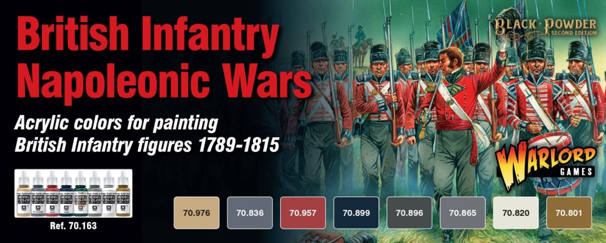 British Napoleonic Paint Set