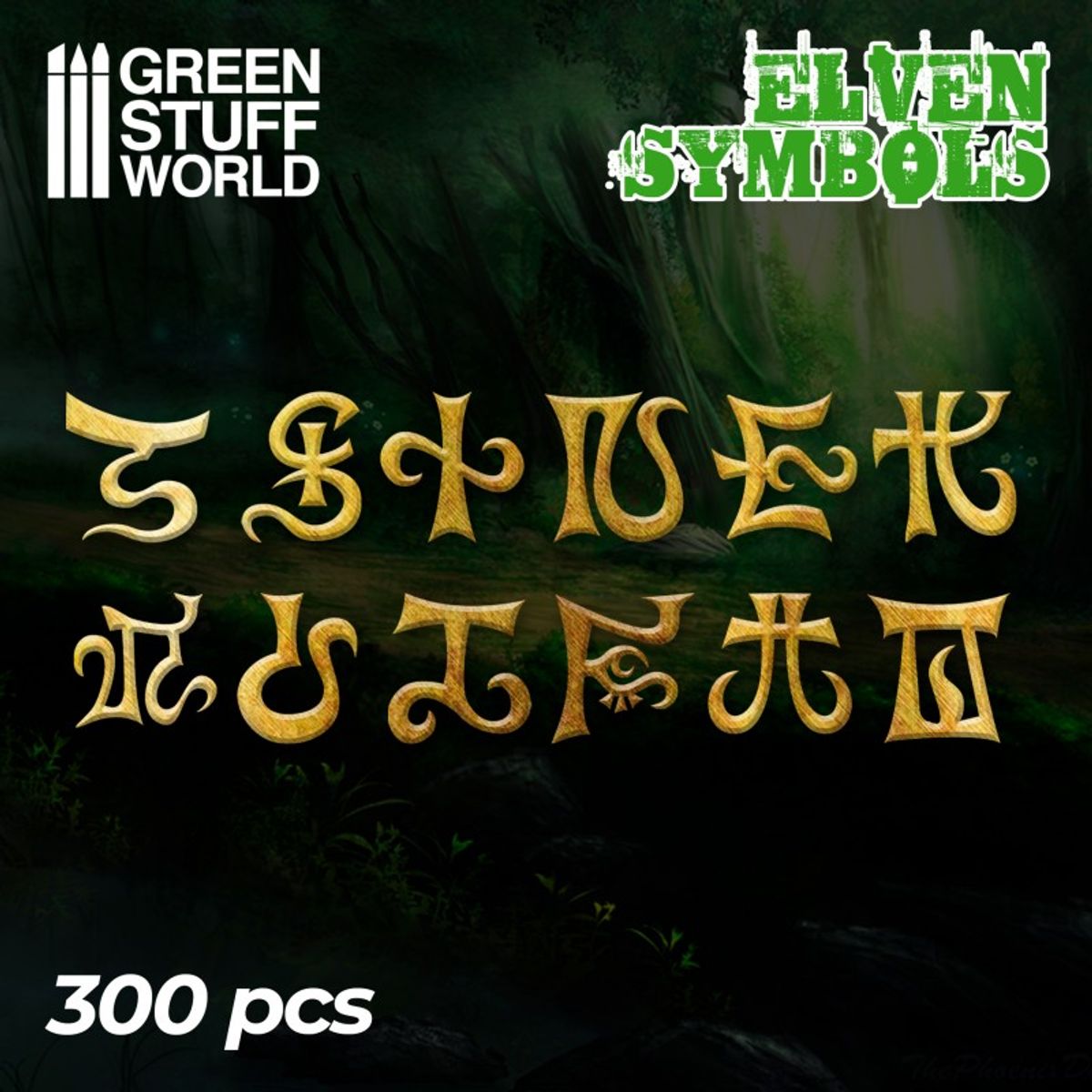 GSW Elven Runes and Symbols - 300 Letters