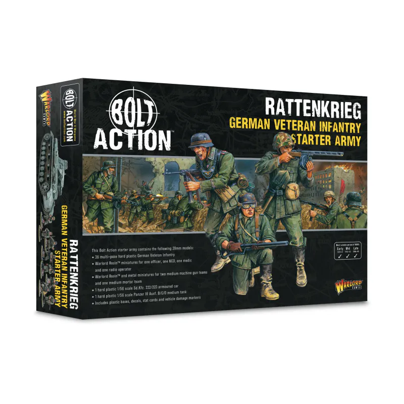 German Veteran Rattenkrieg Bolt Action Starter Army (Warlord)
