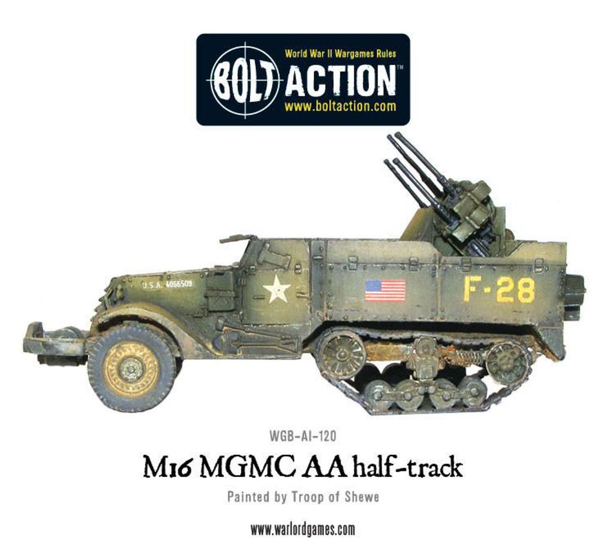 US Army M16 MGMC AA Half-track (Warlord)