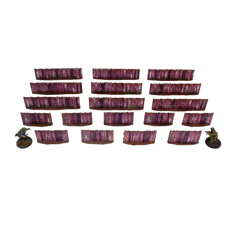 Ostfront Village Low Fences 28mm (Warlord)