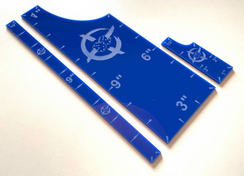 Gauge Set Blå x 3 (KRO Design)