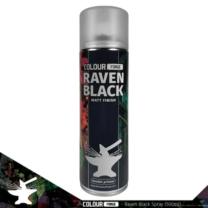 Hovedbilde Colour Forge: Spray Matt Raven Black