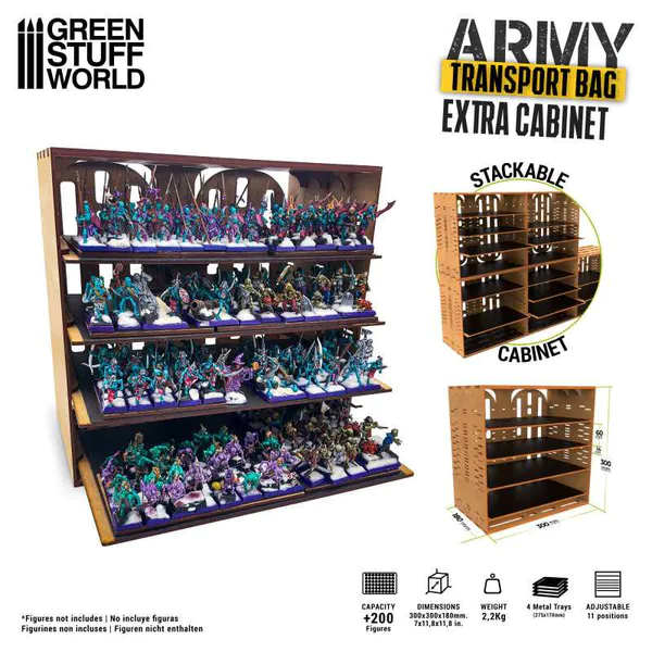 Hovedbilde GSW Army Transport Extra Cabinet Medium
