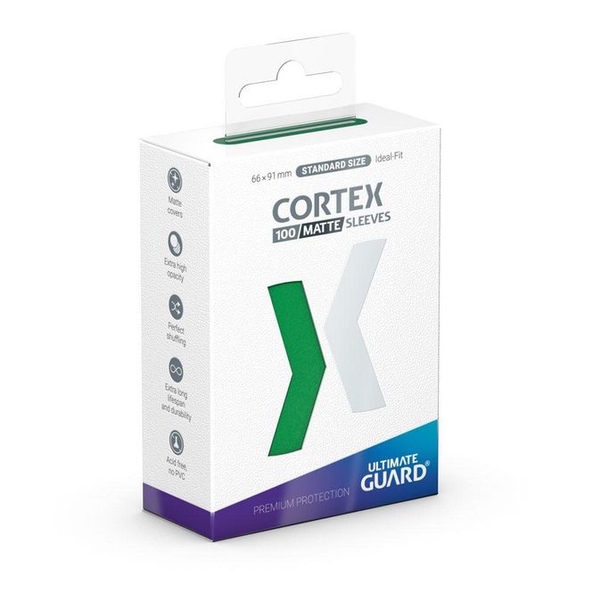 Hovedbilde Ultimate Guard Cortex Matte Green Sleeves (100)