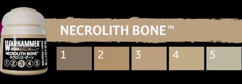 BUNDLE Warhammer Tone Pro Necrolith Bone (Alle 5)
