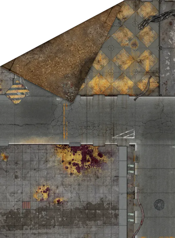 22x30 Double G-Mat: Quarantine and Fallout Zone (Gamemat.eu)