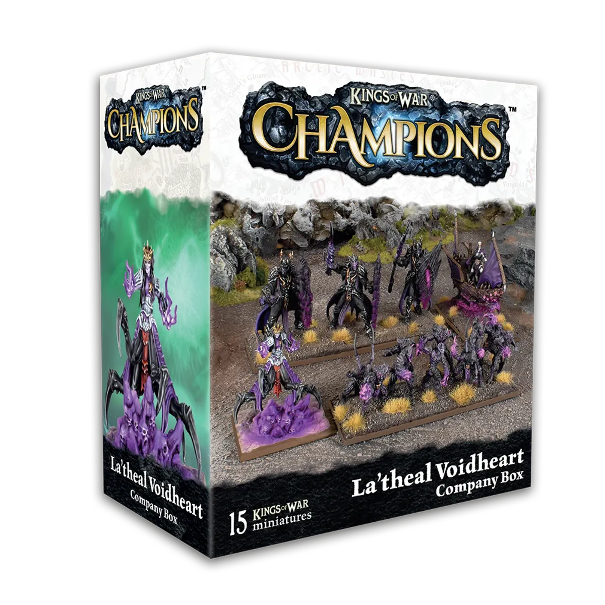 Kings of War Champions La'theal Voidheart Company Box