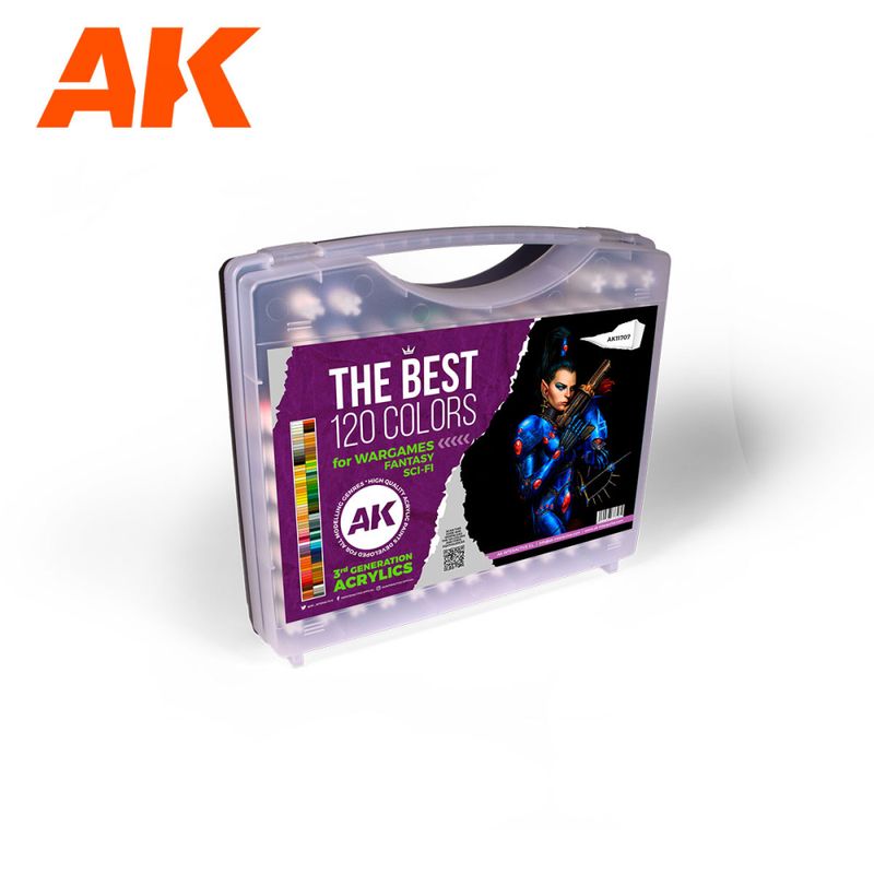 3G PLASTIC BRIEFCASE 120 WARGAME (AK-Interactive)