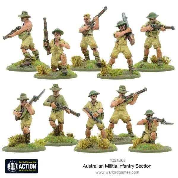 Hovedbilde Australian Militia Infantry Section (Warlord)