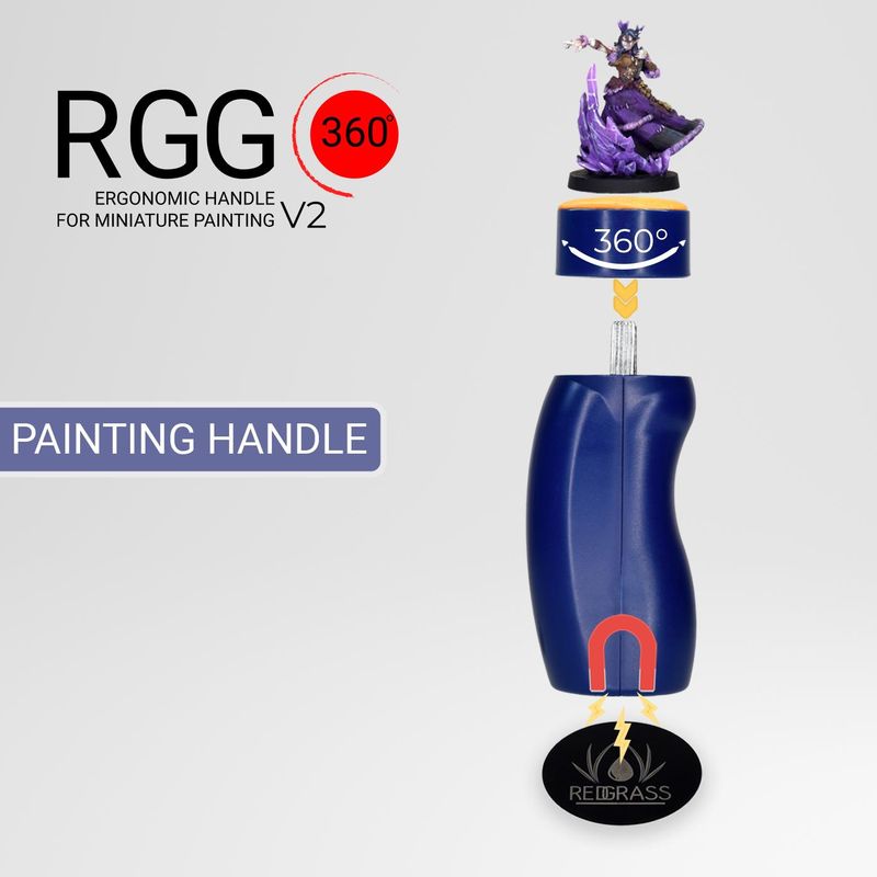 RGG360 V.2 Ergonomic Handle (RedGrass)