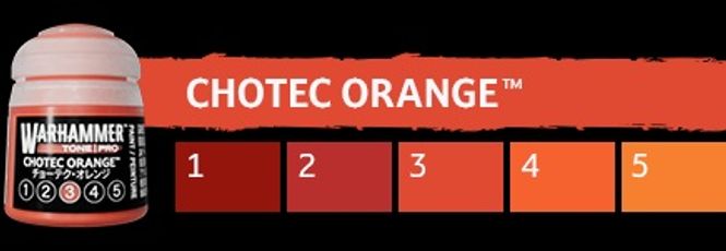 Hovedbilde BUNDLE Warhammer Tone Pro Chotec Orange (Alle 5)