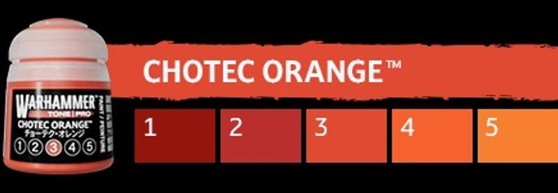 BUNDLE Warhammer Tone Pro Chotec Orange (Alle 5)