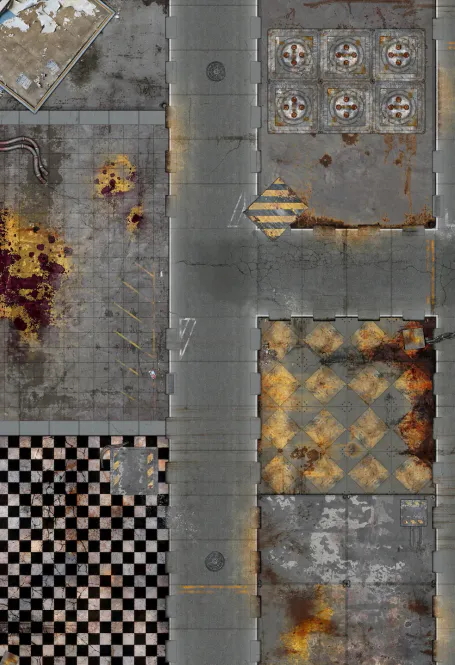 Hovedbilde 44x30 G-Mat: Quarantine Zone (Gamemat.eu)