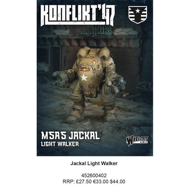Hovedbilde Konflikt '47 M5A5 Jackal Light Walker (Warlord)