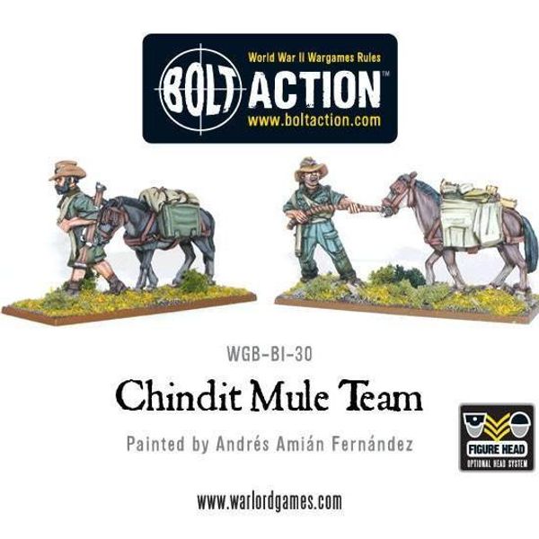 Hovedbilde British Army Chindit Mule Teams (Warlord)