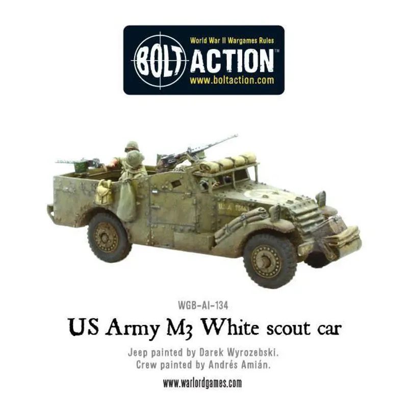 US Army M3 White Scout Car (Warlord)