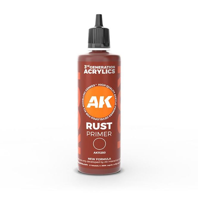 Hovedbilde Rust Primer 100ml (AK-Interactive)