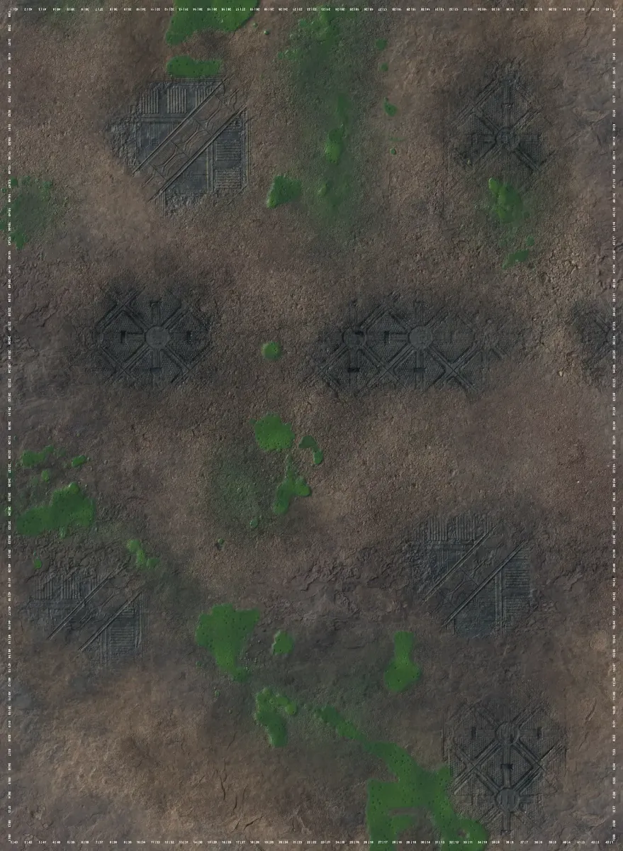 44x60 INCH GUIDE G-mat Toxic Badlands (Gamemat.eu)