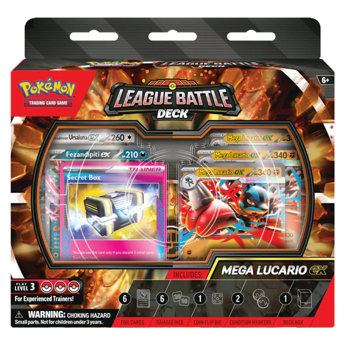 Pokemon Chaos Rising League Battle Deck Mega Lucario EX