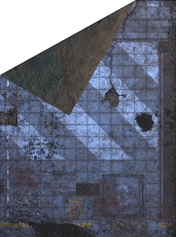 22x30 Double G-Mat: Cyberpunk and Toxic Badlands (Gamemat.eu)
