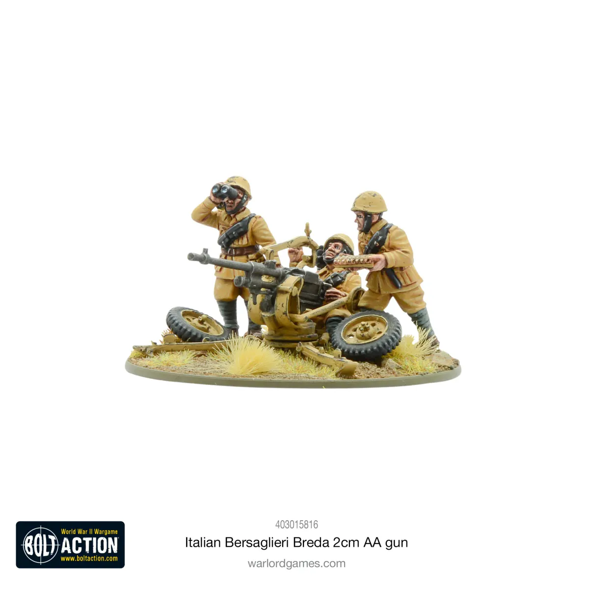 Italian Bersaglieri Breda 2cm AA Gun (Warlord)