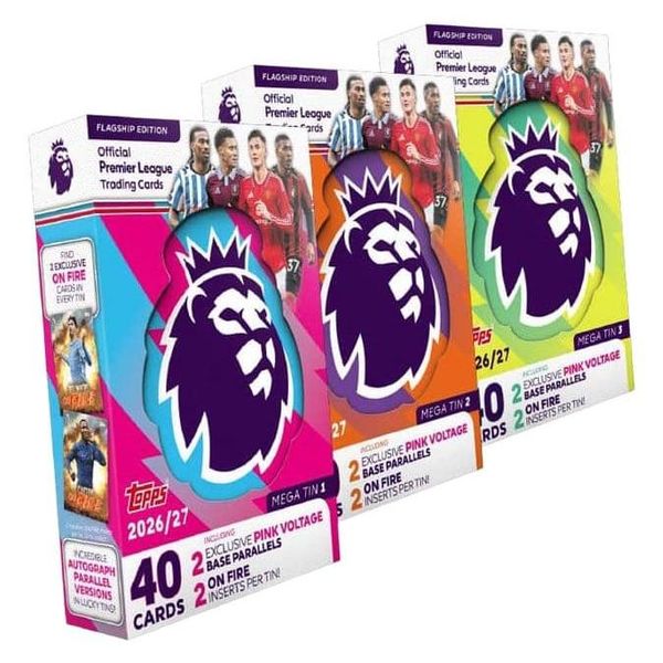 Hovedbilde TOPPS Premier League 2026/2027 Trading Cards Mega ...