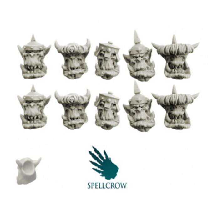 Hovedbilde Spellcrow: Orcs Armoured Heads
