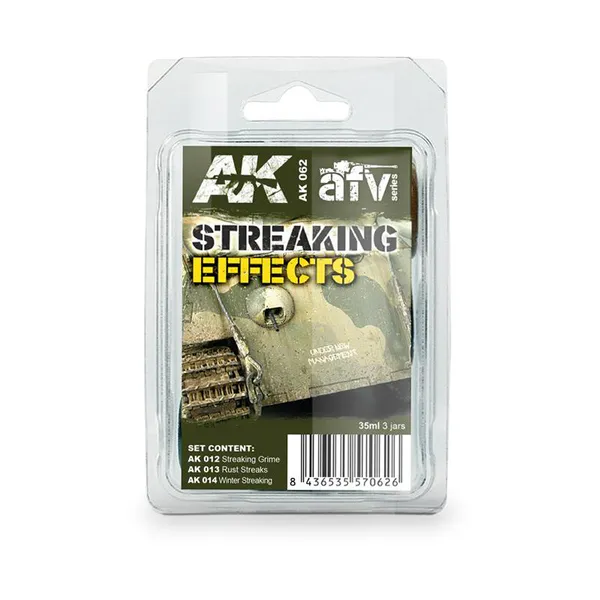 Hovedbilde AK Weathering Sets - Streaking Effects Set