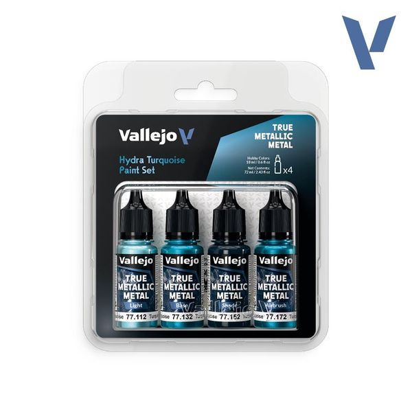 Hovedbilde Vallejo True Metallic Metal - Hydra Turquoise ...