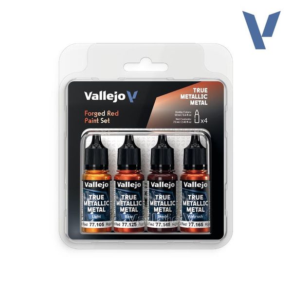 Hovedbilde Vallejo True Metallic Metal - Forged Red Paint ...