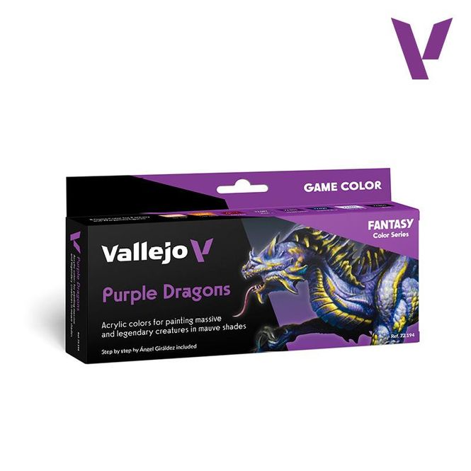 Hovedbilde Vallejo Game Color - Purple Dragons Paint Set