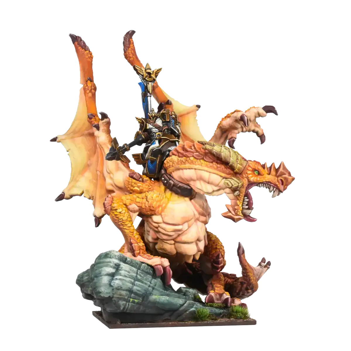 KOW Basilean High Paladin on Dragon (Mantic)