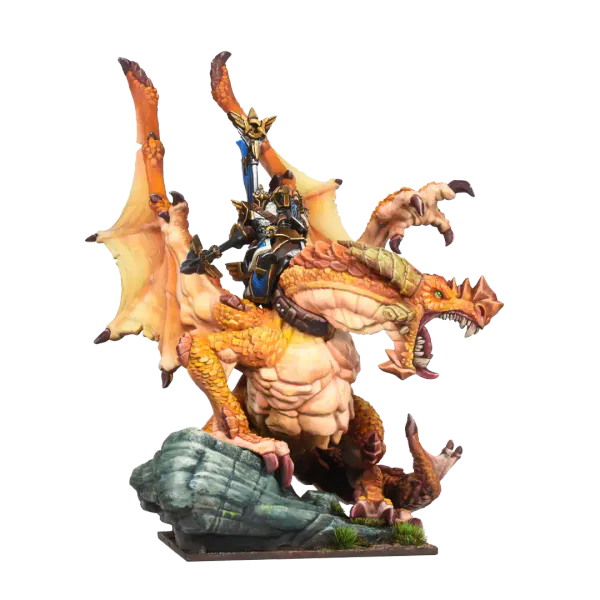 Hovedbilde KOW Basilean High Paladin on Dragon (Mantic)