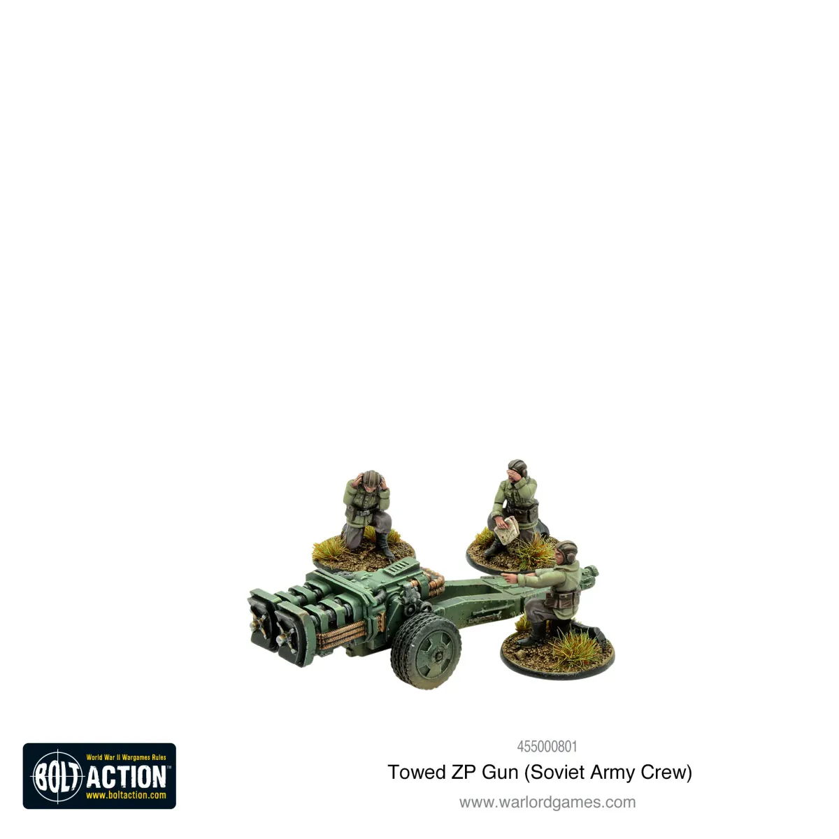 Konflikt '47 Towed ZP Gun with Soviet Army Crew (Warlord)